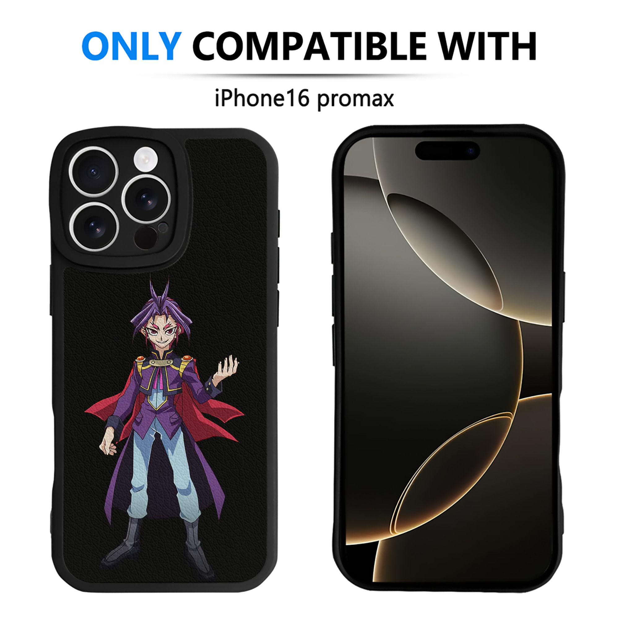 遊☆戯☆王 Yu-Gi-Oh! 【iPhone 16シリーズ対応】シリコンスマホケース（レザー調） 材質：シリコン